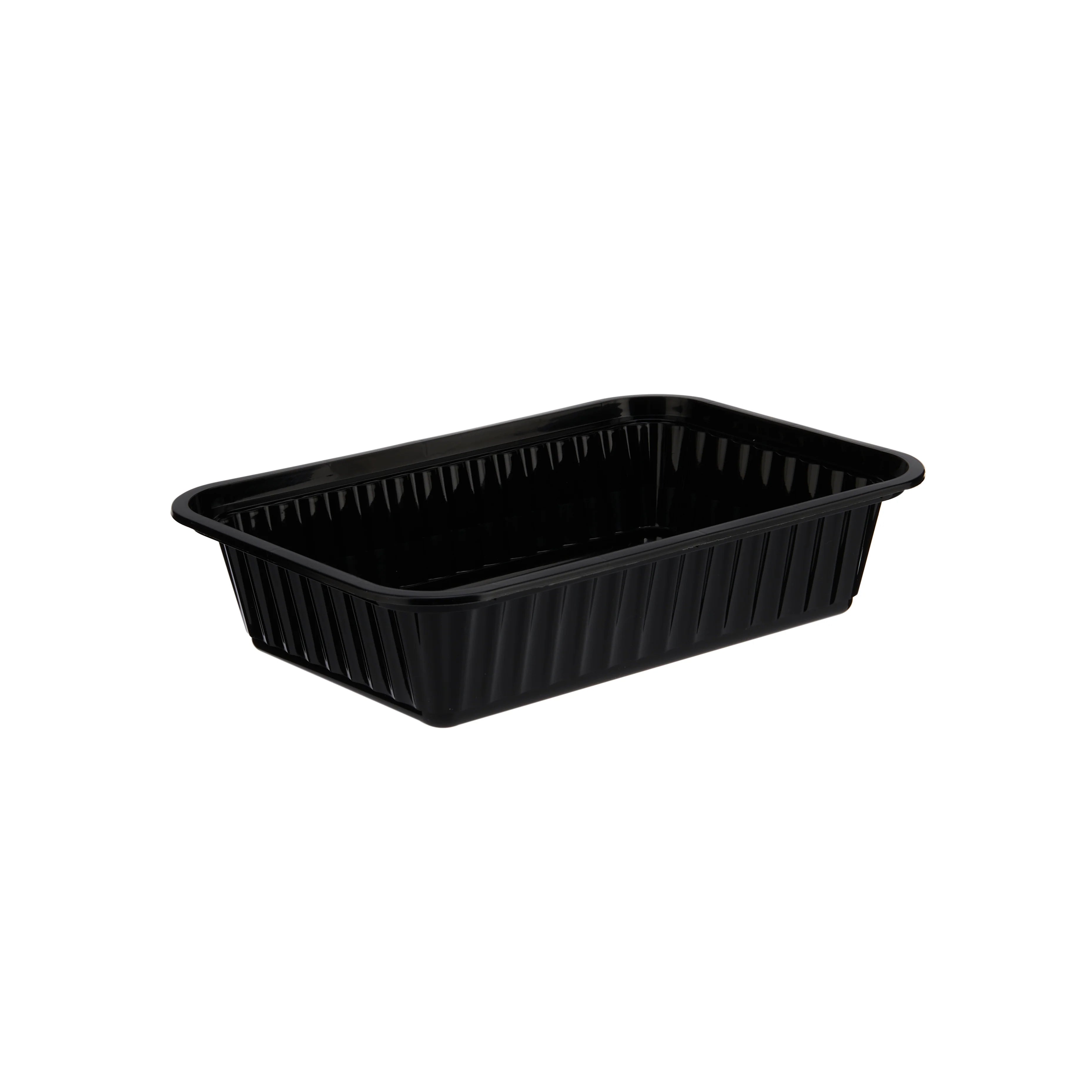 Black Base Rectangular Container with Lids