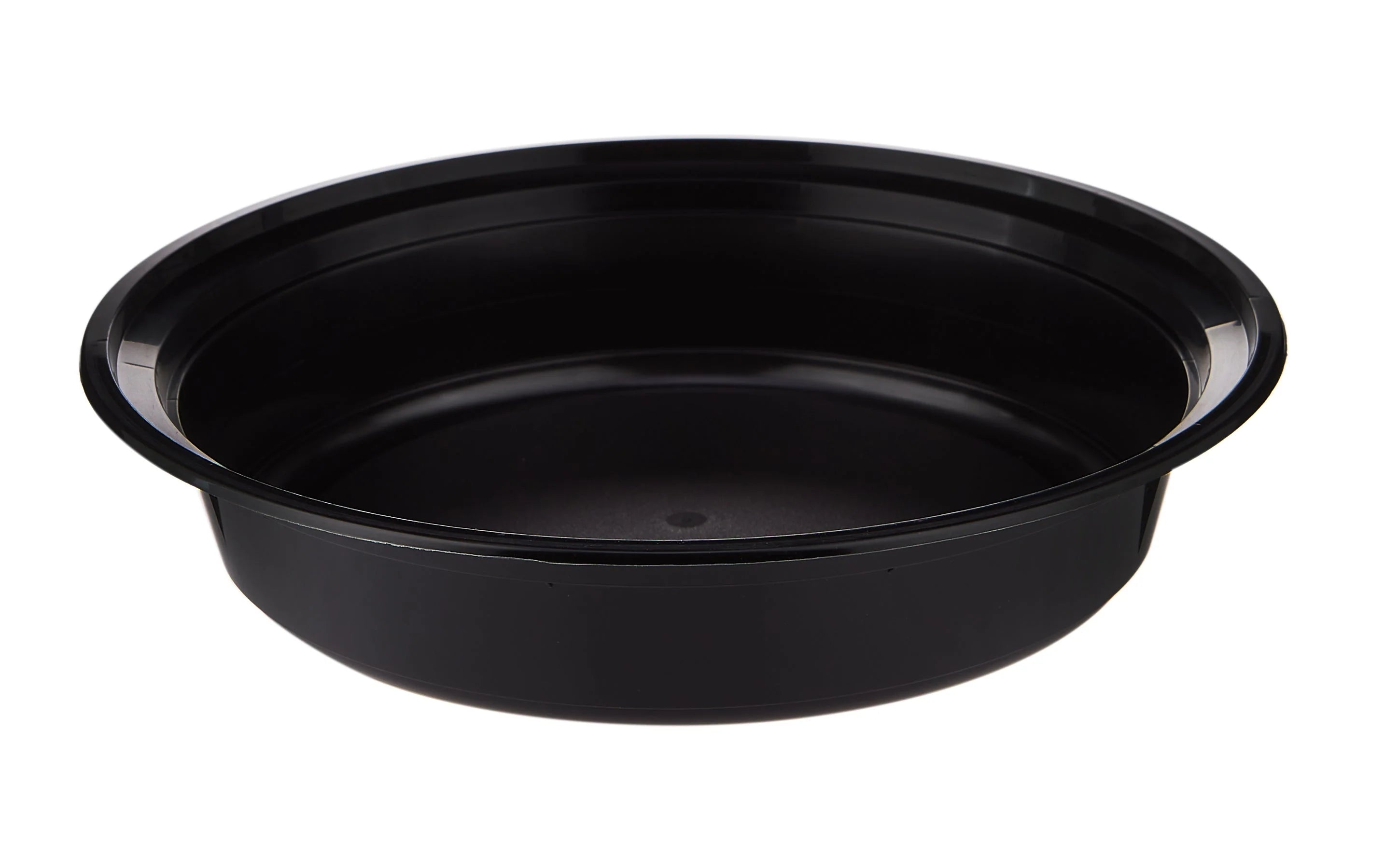 Black Base Round Container