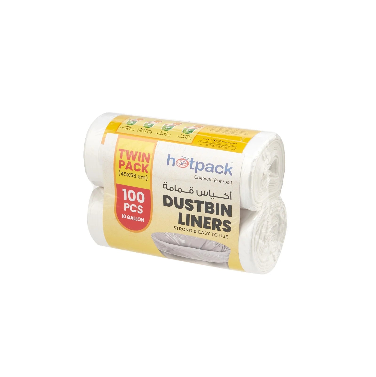 HP DUSTBIN LINER WHT ECONMY 45X55CM TP 20%OFF