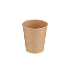 KRAFT SINGLE WALL PAPER CUP 6 Oz