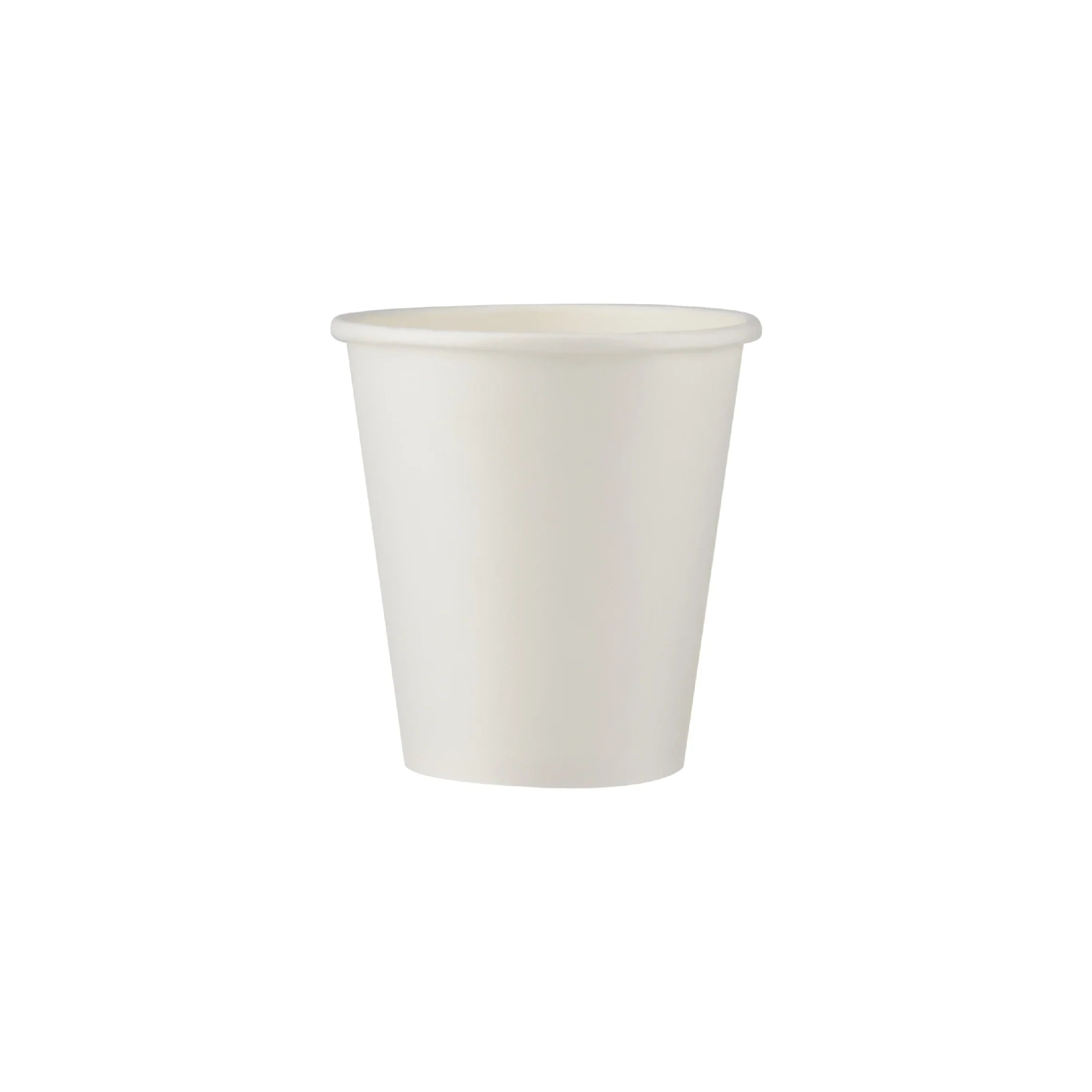 White Single Wall Paper Cups