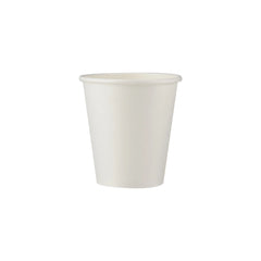 White Single Wall Paper Cups