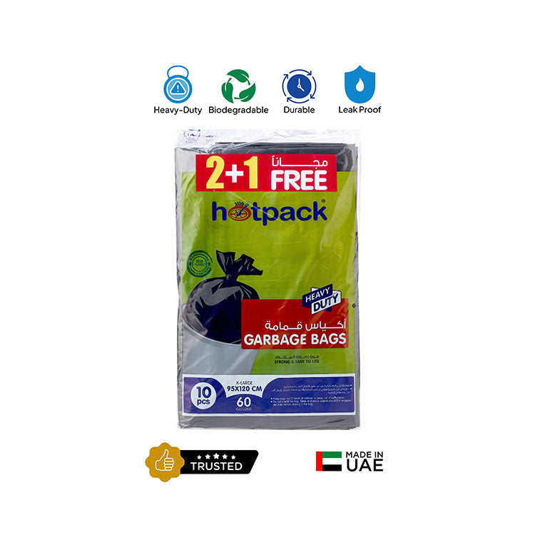 Buy 2 Get 1 Free Flat Garbage Bag 60 Gallon 95 X 120 Cm
