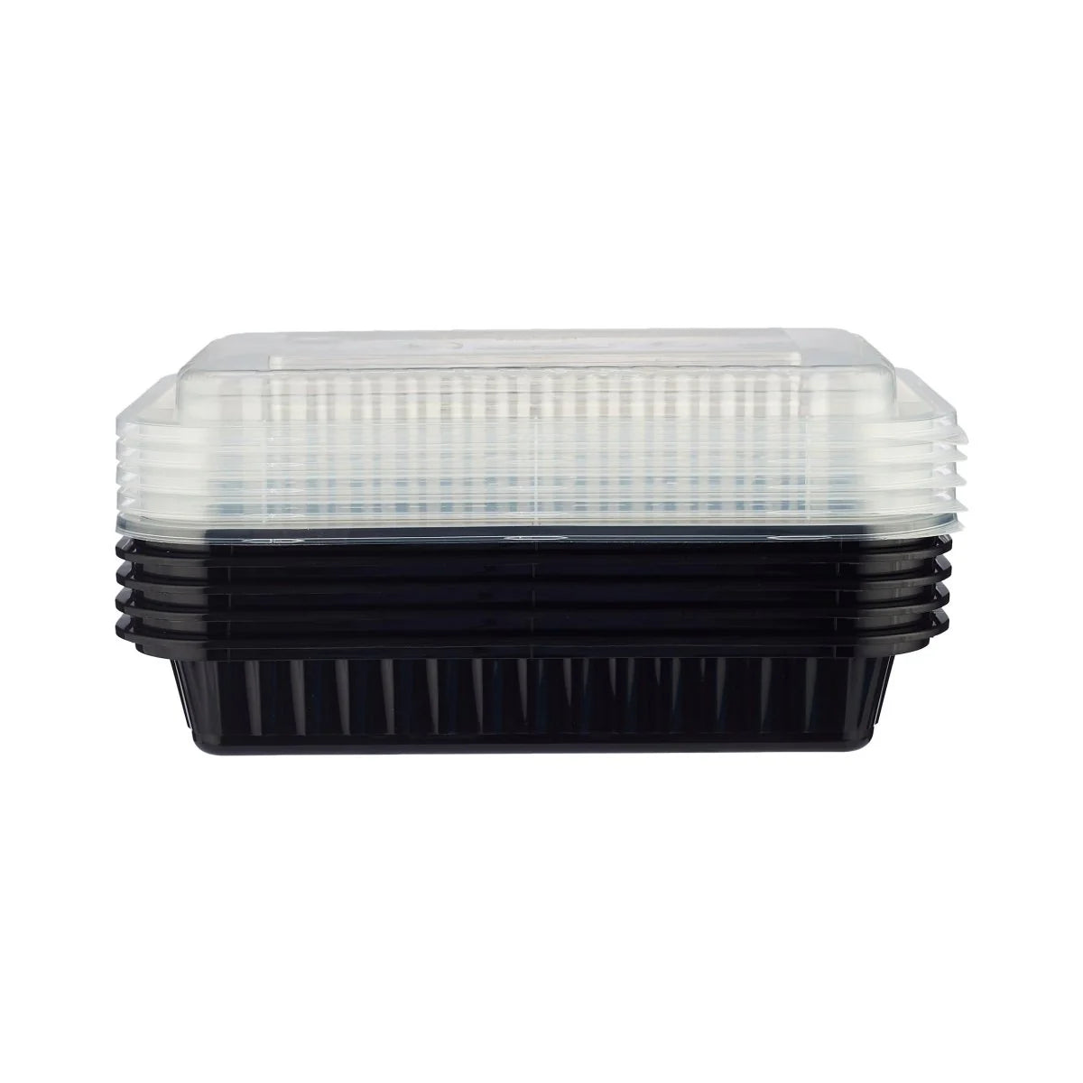 Black Base Rectangular Container with Lids