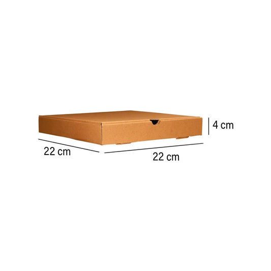 Brown Pizza Box