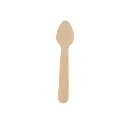 Disposable Wooden Ice Cream Spoon