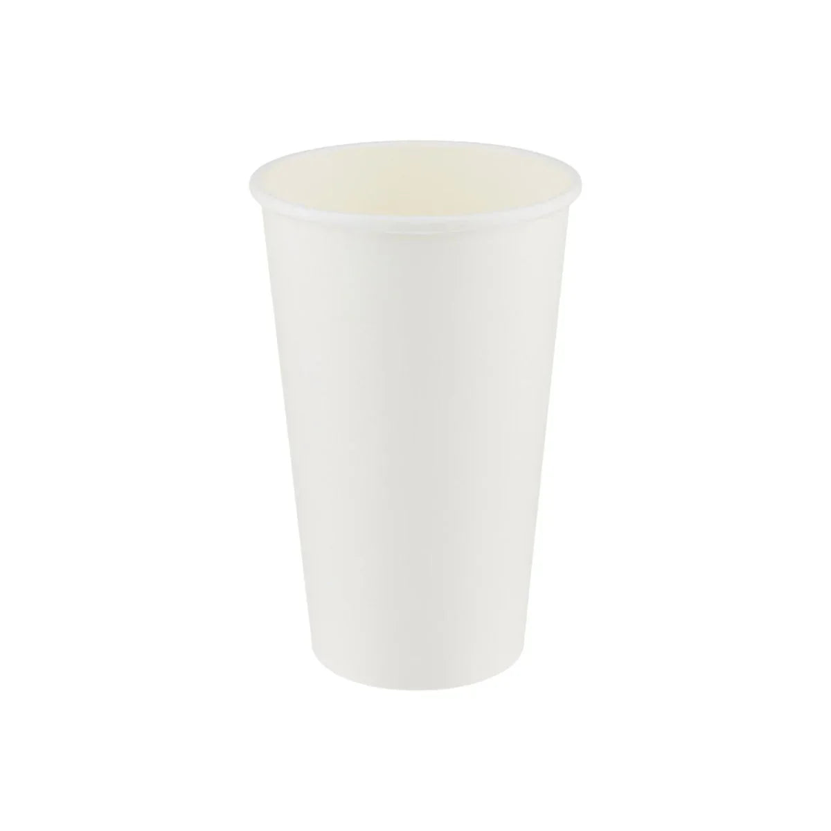 White Single Wall Paper Cups