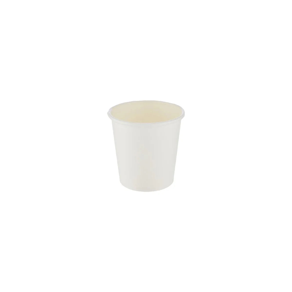 White Single Wall Paper Cups