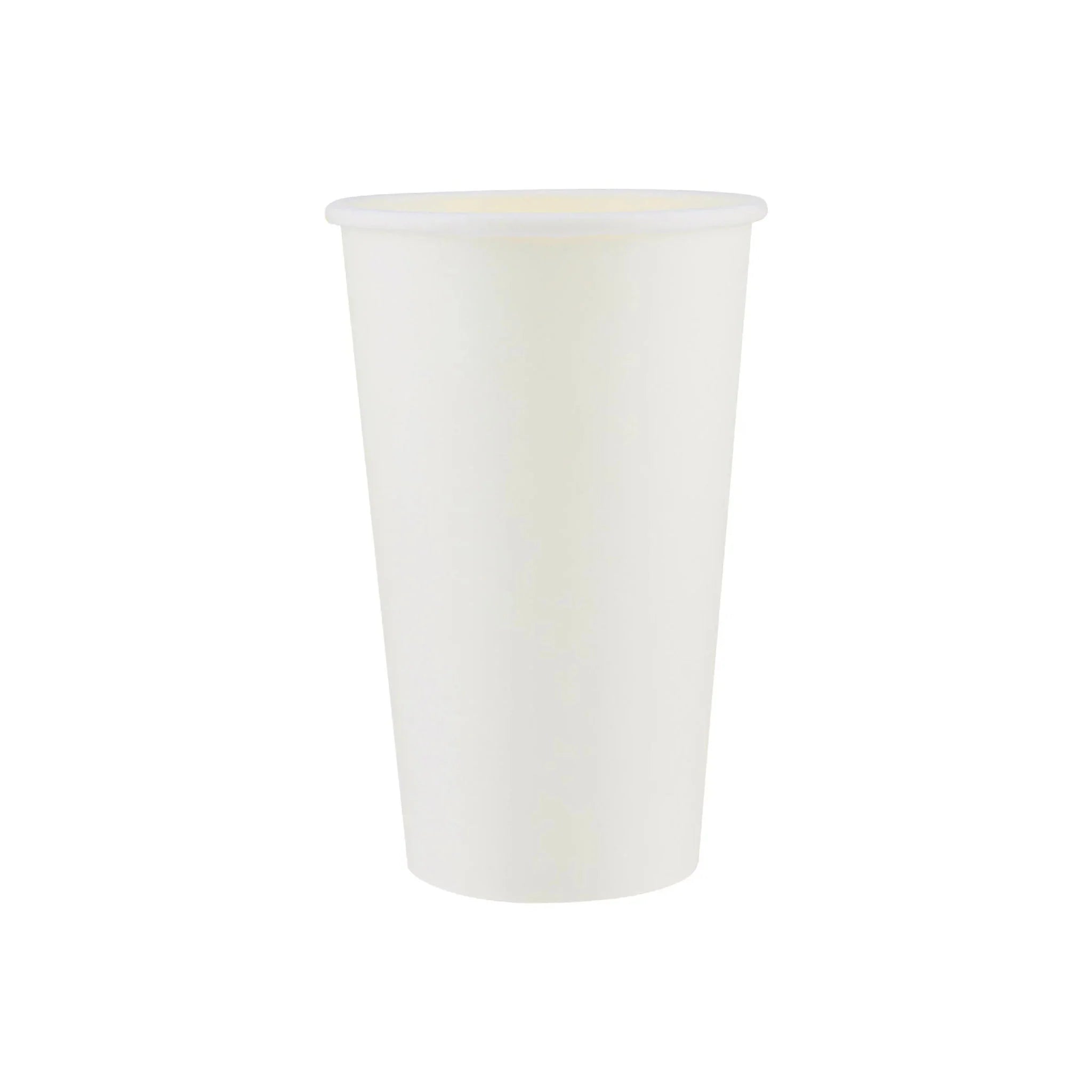 White Single Wall Paper Cups