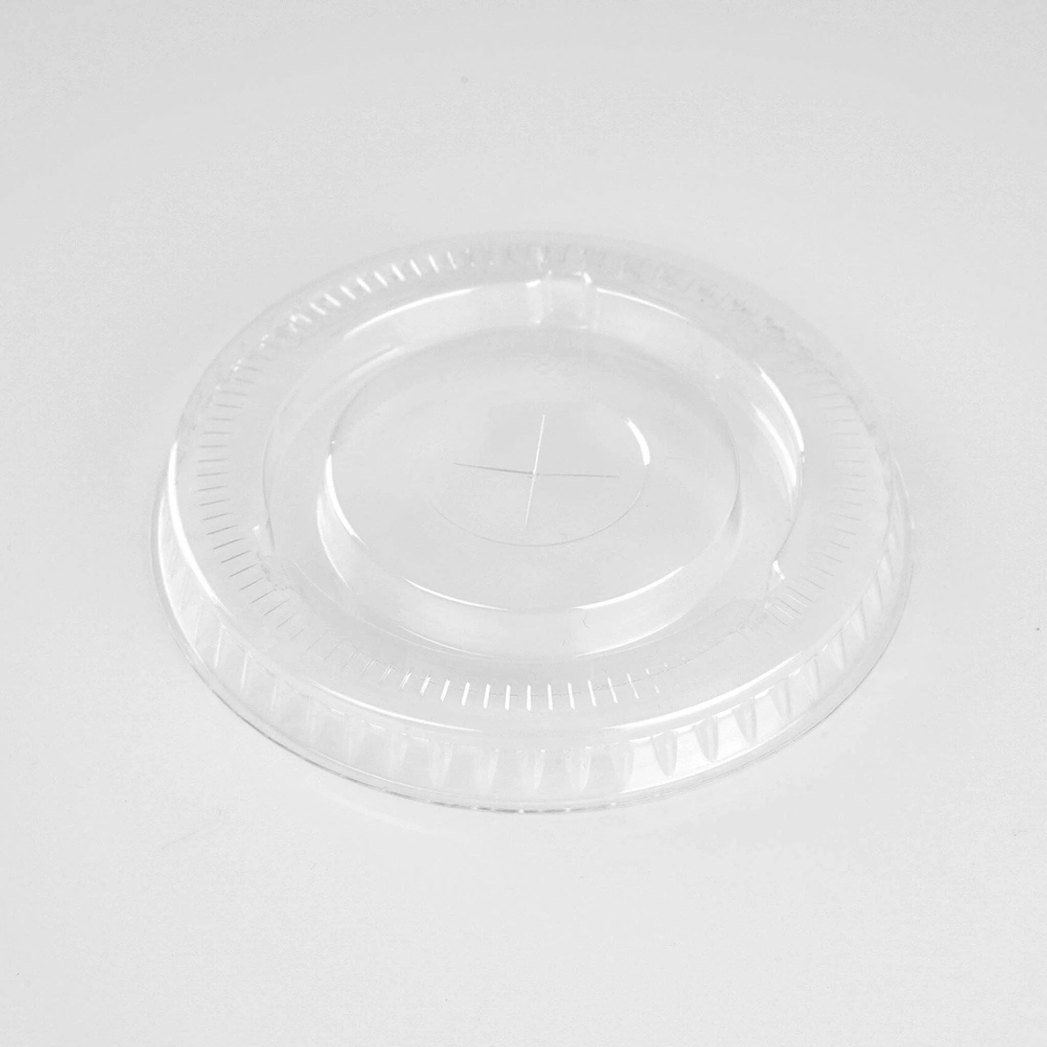 Flat Lid for PET Juice Cup 4/8/10 Oz with Hole 78 Mm Diameter