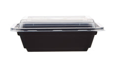 Black Base Rectangular Container