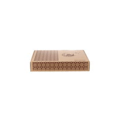 100 Pieces Kraft Brown Eid Special Theme Printed Meal Box
