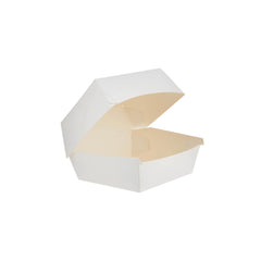 500 Pieces Paper White Burger Box Large