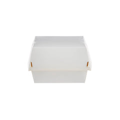 500 Pieces Paper White Burger Box Large