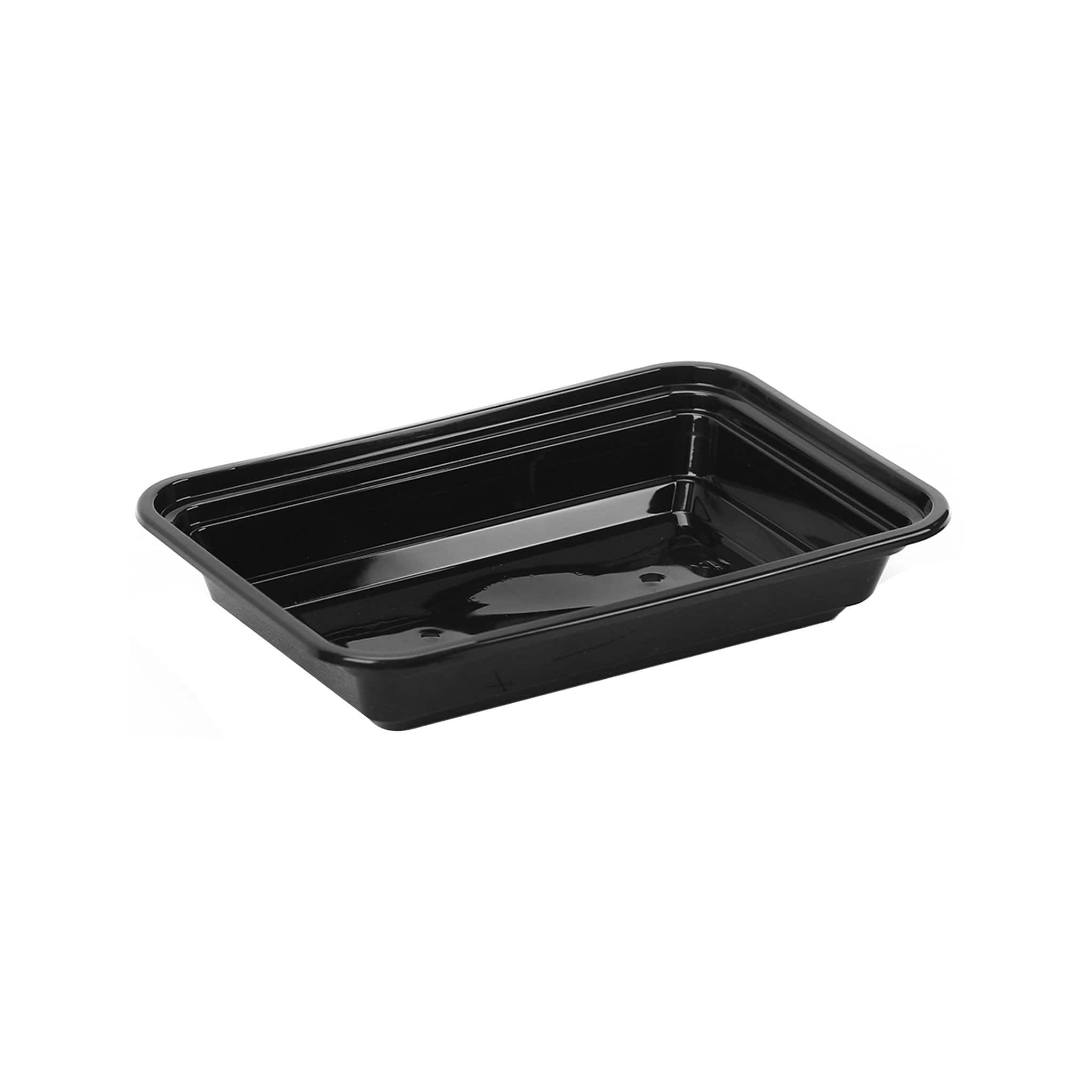 Black Base Rectangular Container