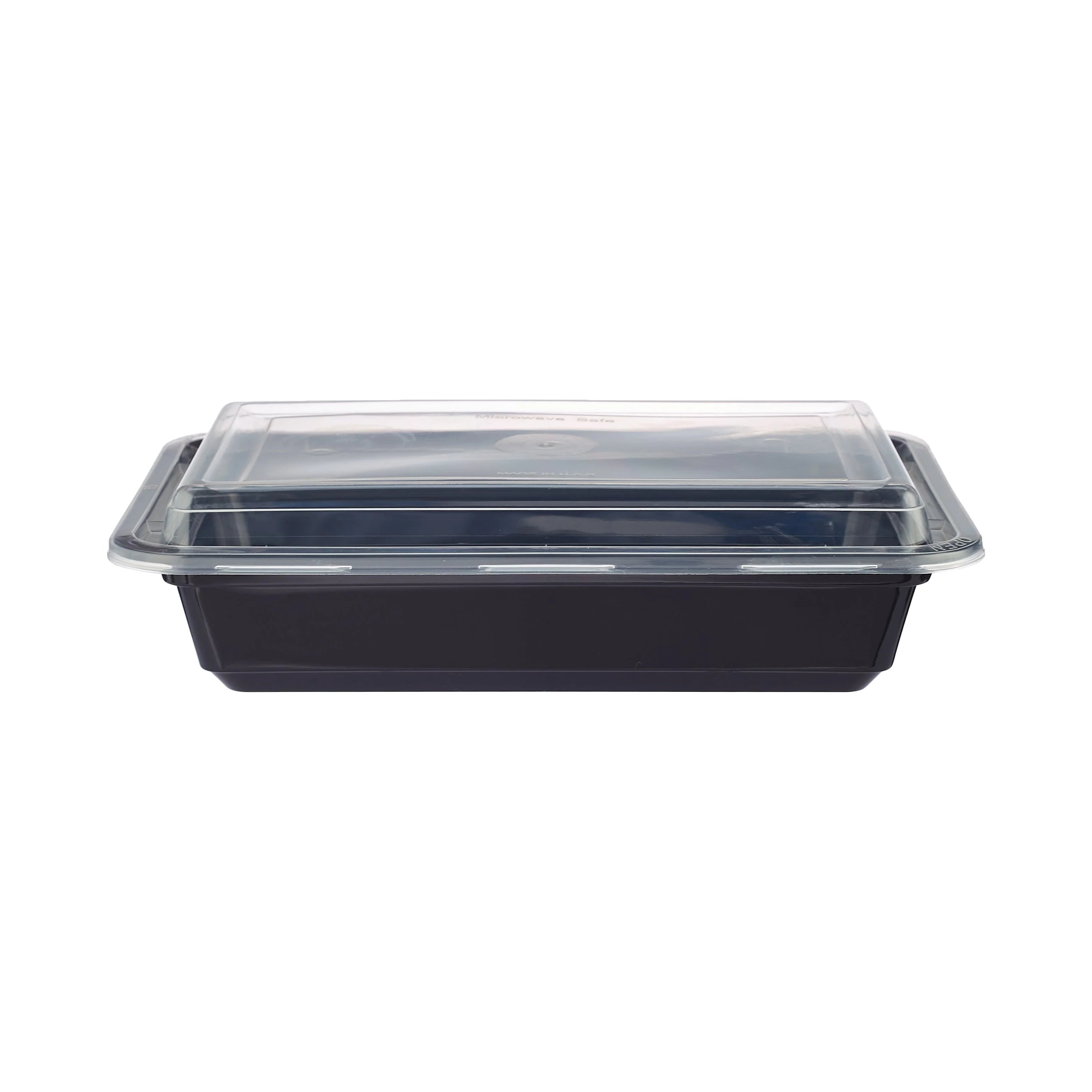 Black Base Rectangular Container