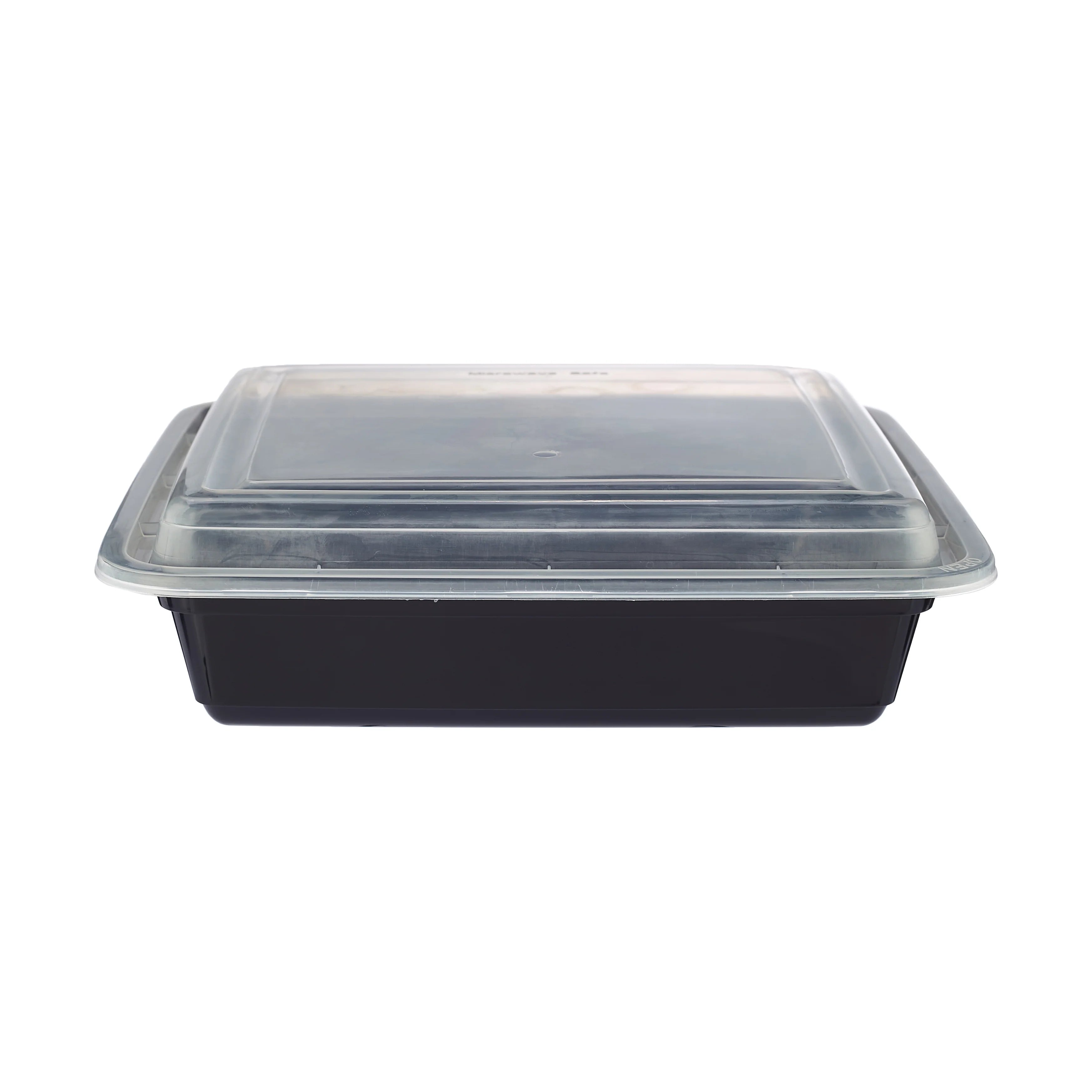 Black Base Rectangular Container