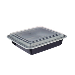 Black Base Rectangular Container
