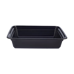 Black Base Rectangular Container