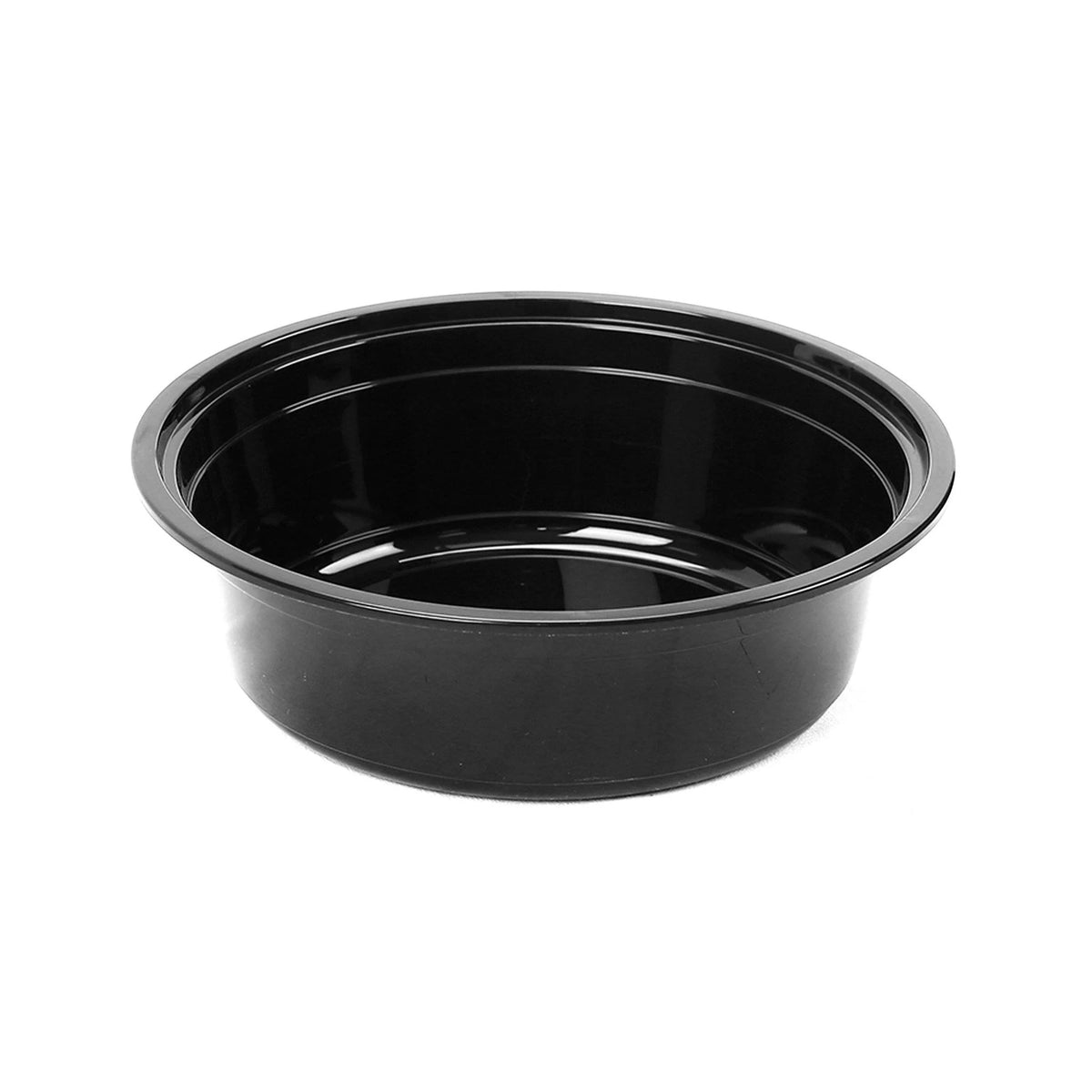 Black Base Round Container