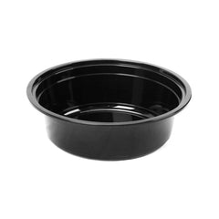Black Base Round Container
