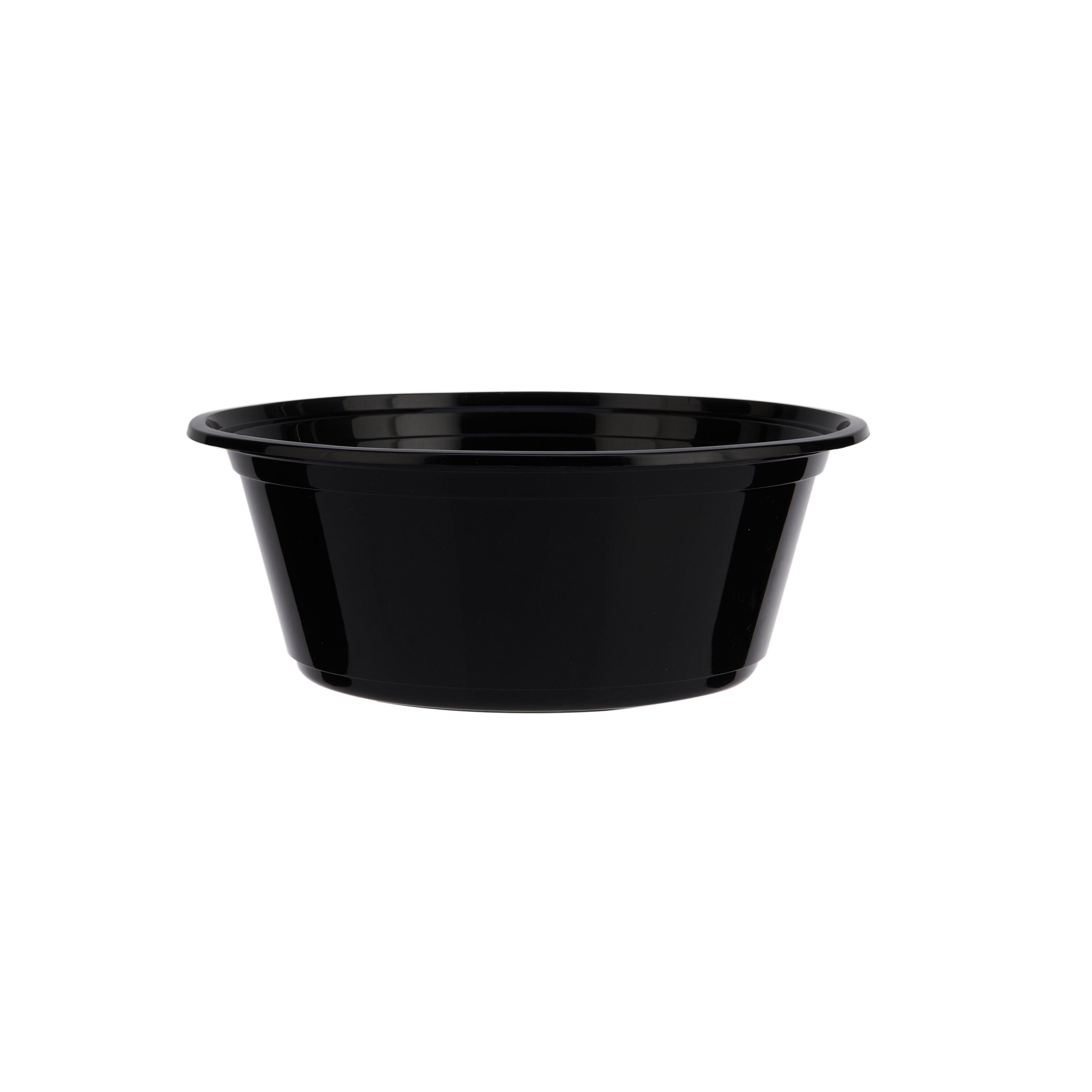 Black Base Round Container