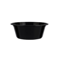 Black Base Round Container