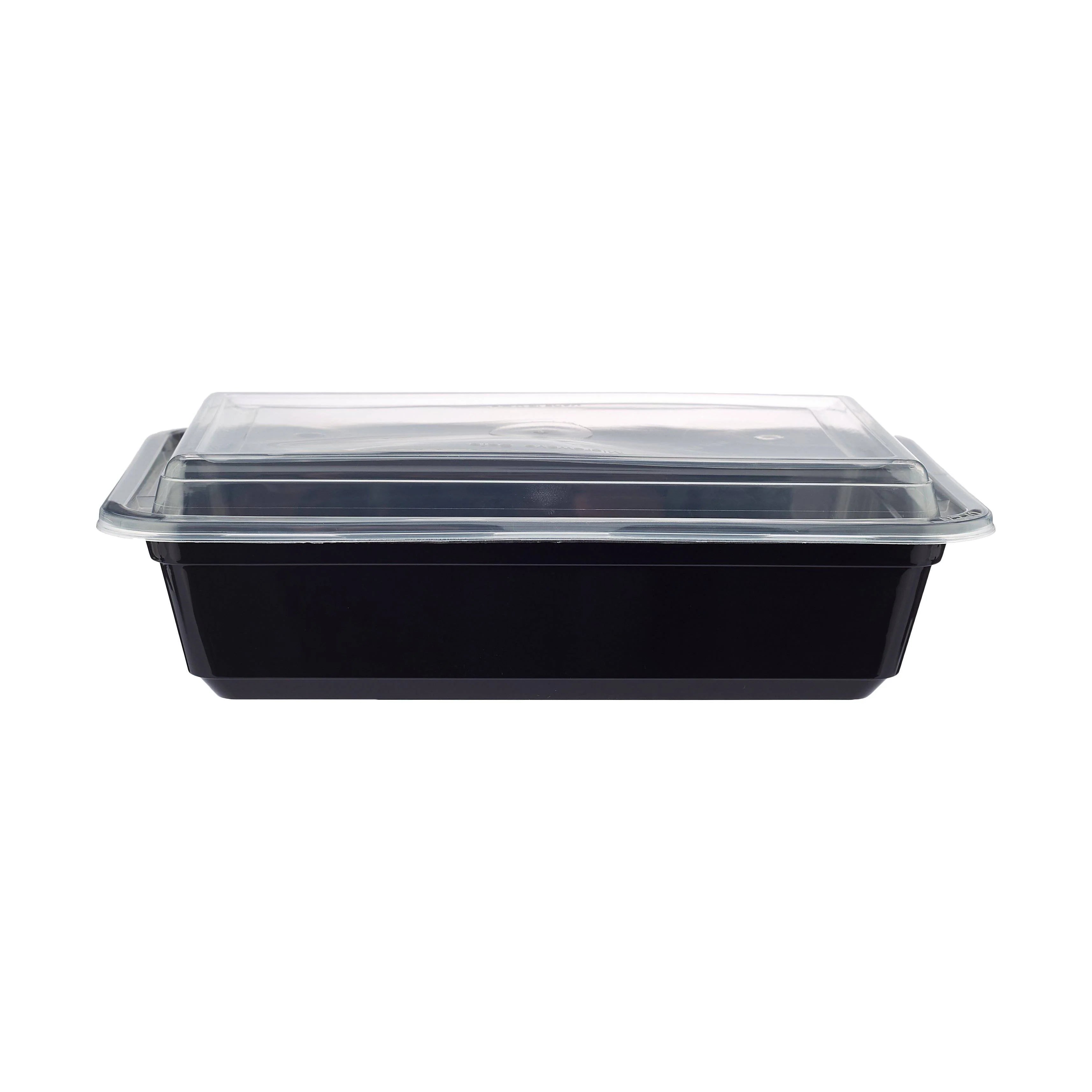Black Base Rectangular Container