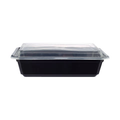 Black Base Rectangular Container