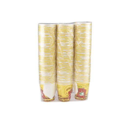 Offer Pack Single Wall Paper Cup With Handle 7 Oz