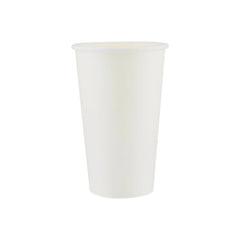 White Single Wall Paper Cups