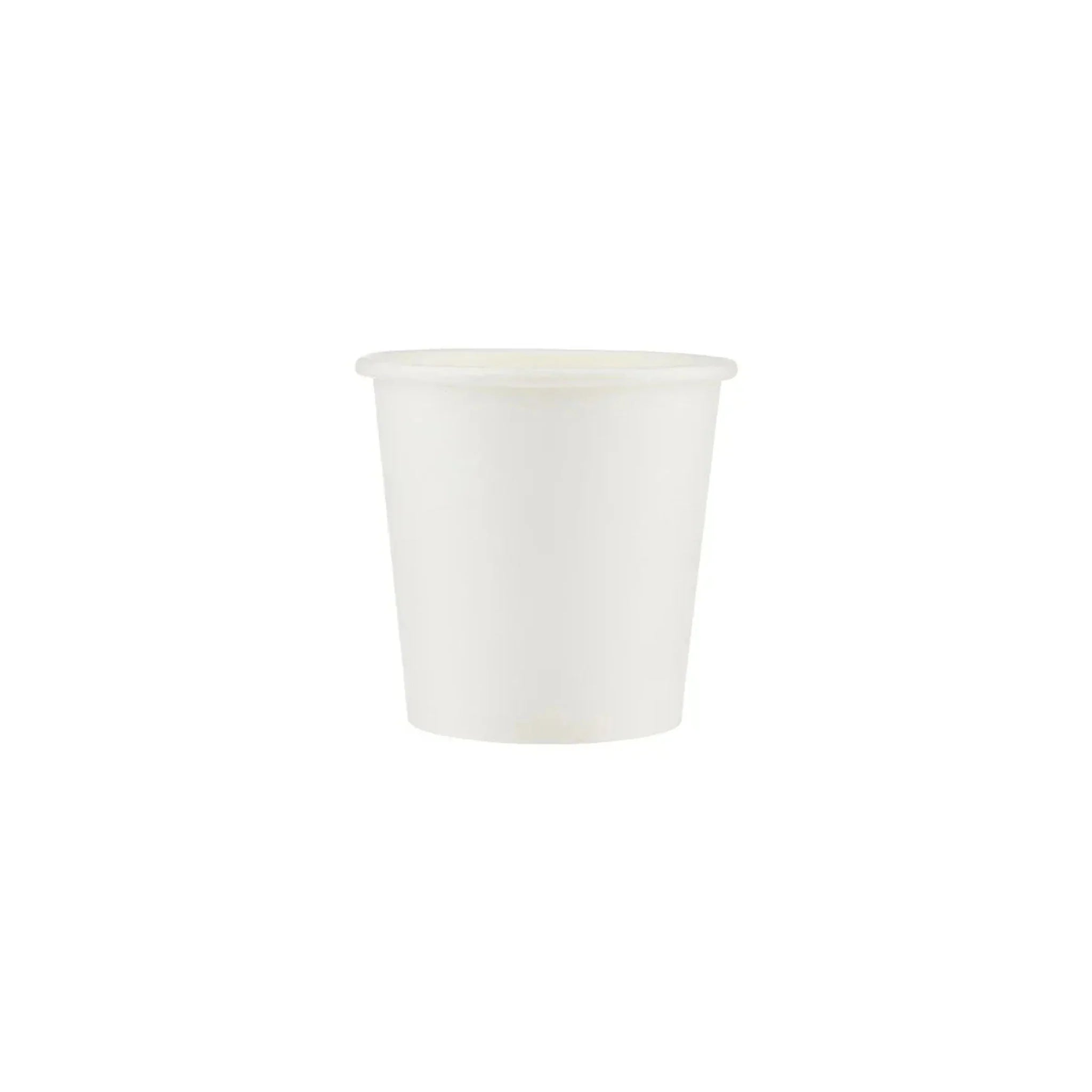 White Single Wall Paper Cups