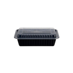 Black Base Rectangular Container with Lids