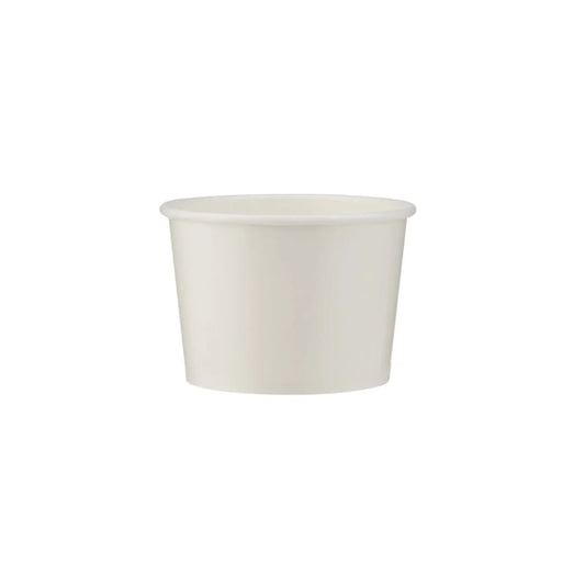 Paper Ice Cream Cup White