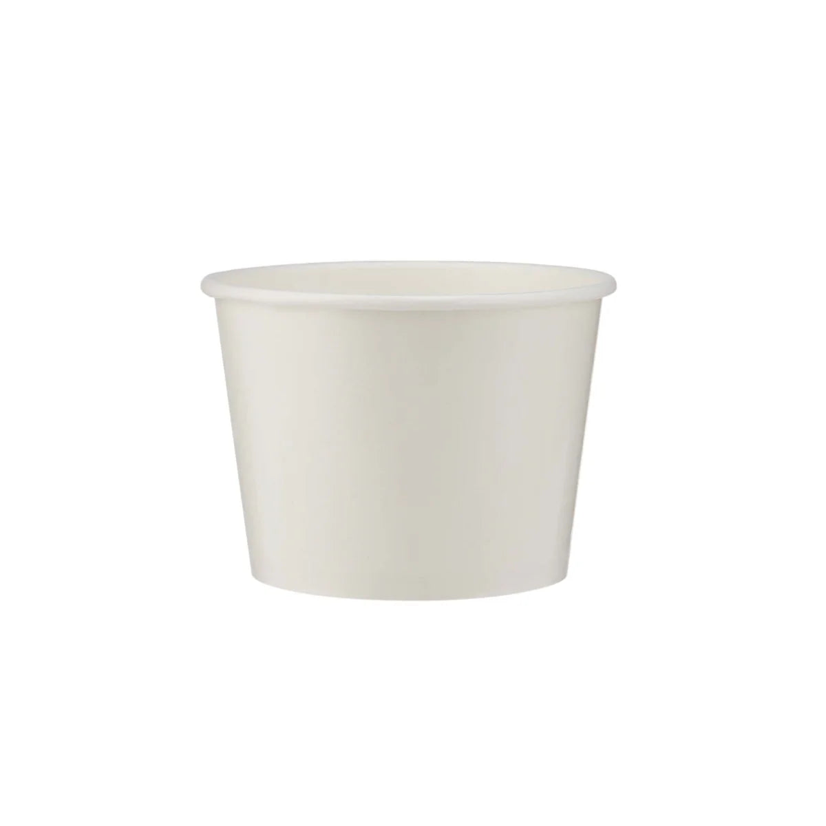 Paper Ice Cream Cup White