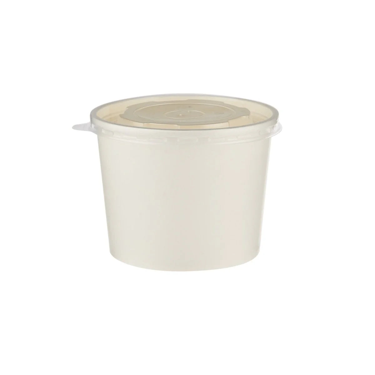 Paper Soup Bowl White