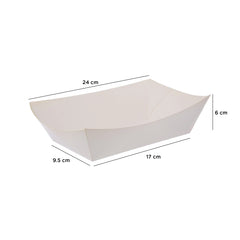 600 Pieces Paper Boat Tray Large