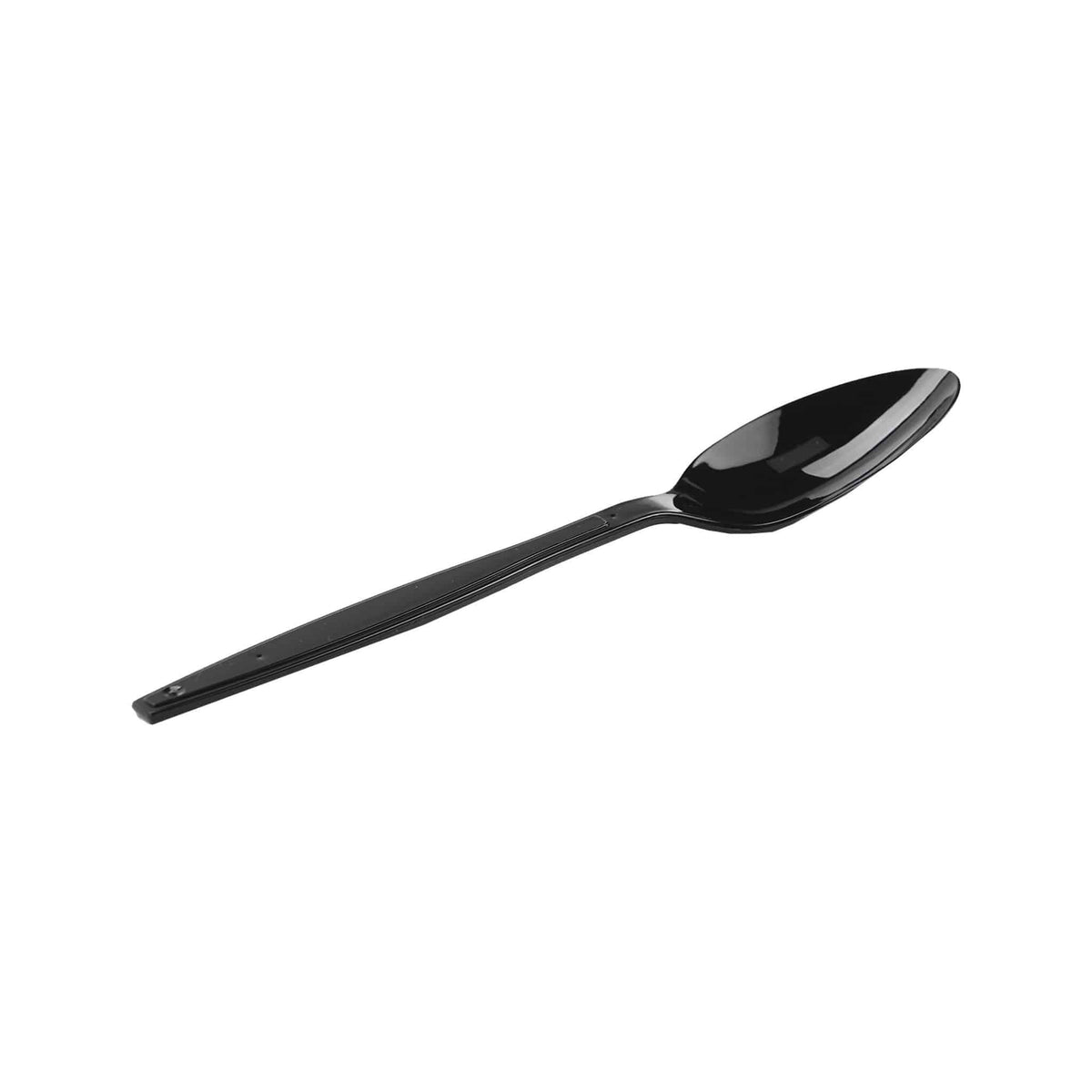Heavy Duty Plastic Black Spoon