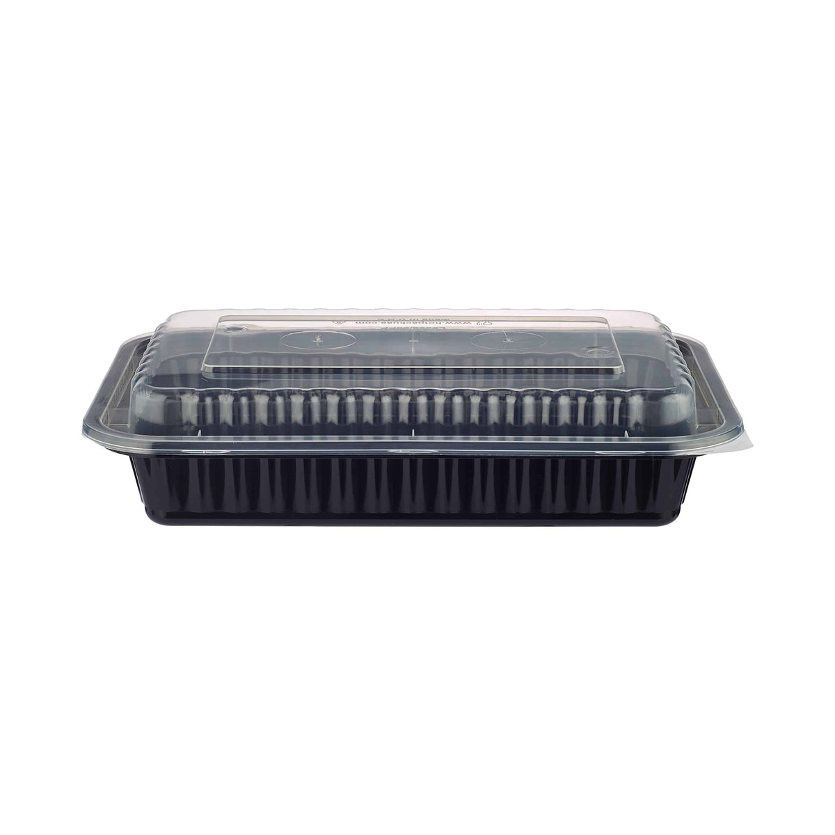 Black Base Rectangular Container with Lids