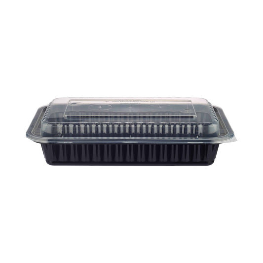 Black Base Rectangular Container with Lids