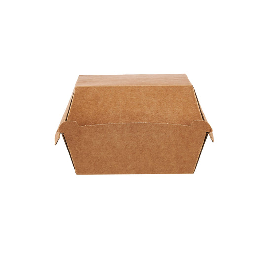 500 Pieces Kraft Burger Box Large