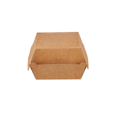 500 Pieces Kraft Burger Box Large