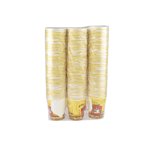Offer Pack Single Wall Paper Cup With Handle 7 Oz