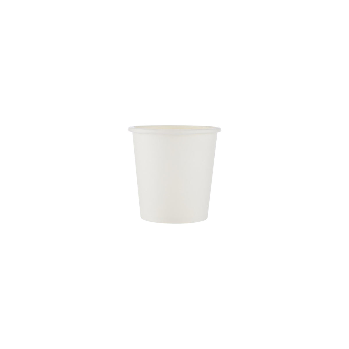 White Single Wall Paper Cups